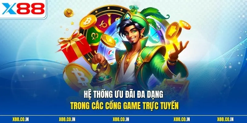 Hệ thống ưu đãi đa dạng trong các cổng game trực tuyến