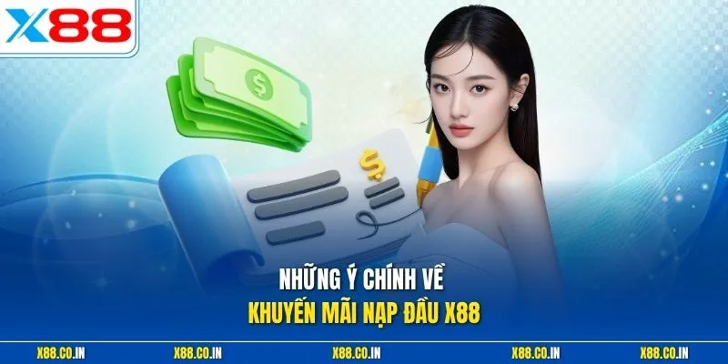 Những ý chính về khuyến mãi nạp đầu X88