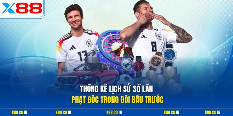 Thống kê lịch sử số lần phạt góc trong đối đầu trước